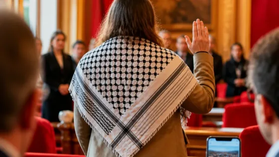 Ruba Ghazal : une pétition réclame sa démission après le keffieh lors de l’assermentation
