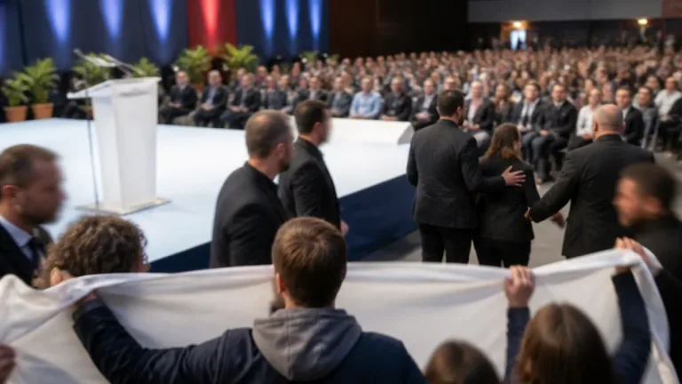 Congrès du RN à Orléans : l’UEJF interrompt le discours de Jordan Bardella et annonce une plainte